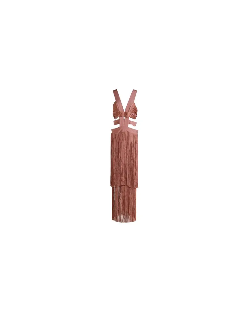 Hervé Léger KLEIDER - Maxi-Kleiderauf YOOX.COM Hellrosa