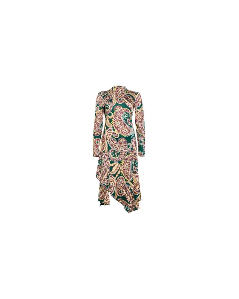 Etro KLEIDER - Midi-Kleiderauf YOOX.COM Dunkelgrün