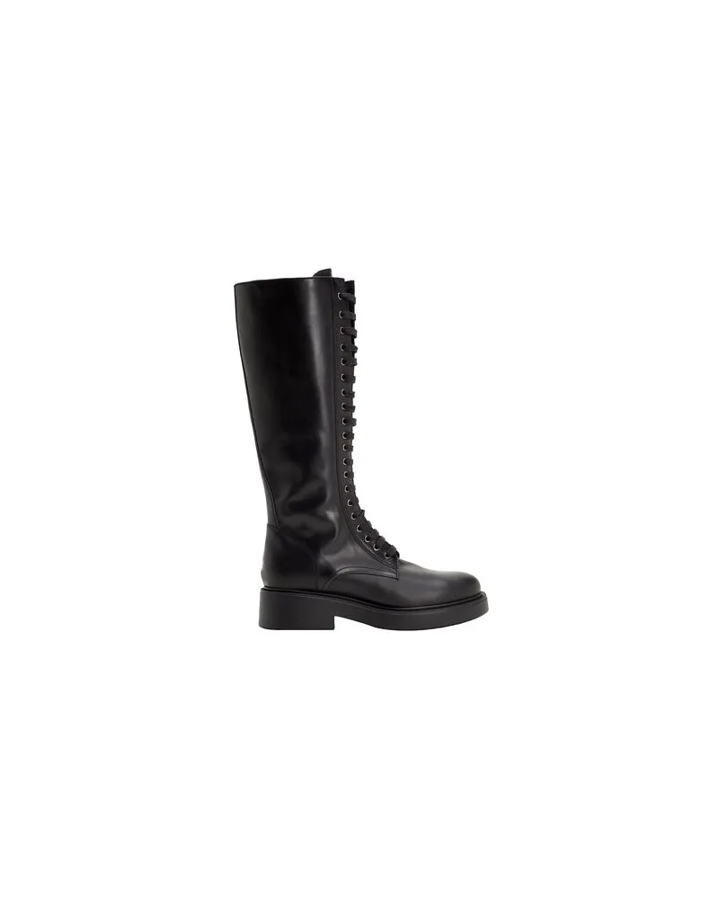 Leonardo Principi SCHUHE - Stiefelauf YOOX.COM Schwarz