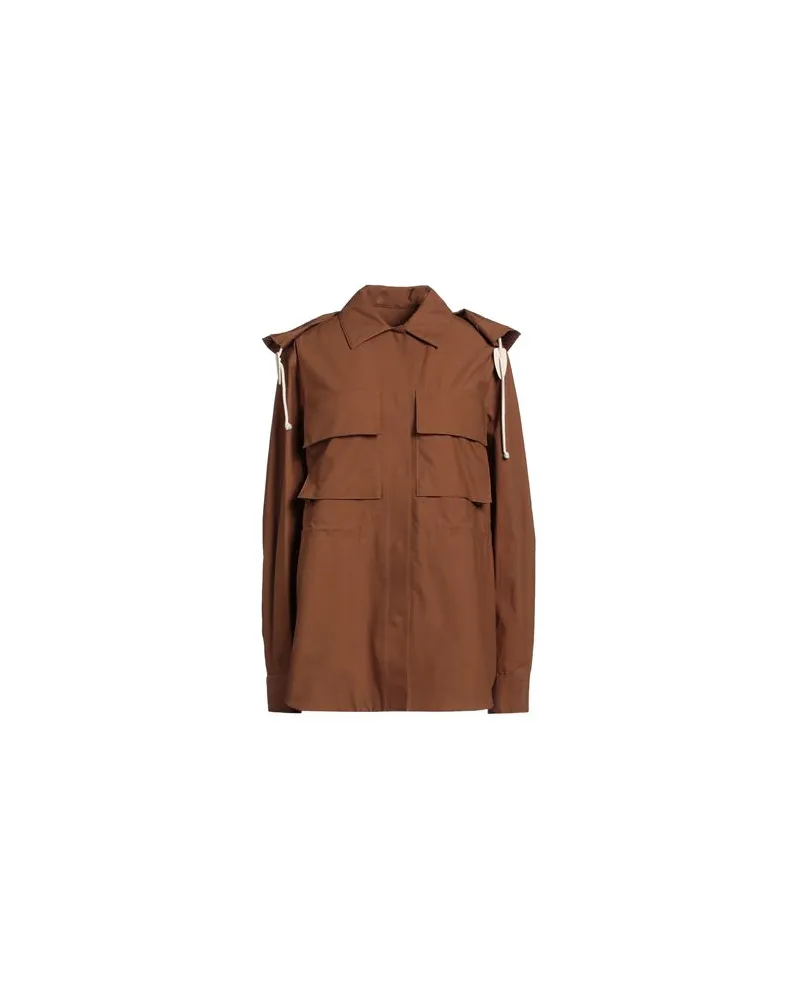 Jil Sander JACKEN & MÄNTEL - Jacken, Mäntel & Trenchcoatsauf YOOX.COM Braun