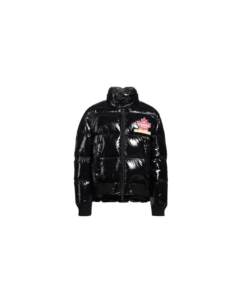 Dsquared2 JACKEN & MÄNTEL - Pufferjacken & Daunenjackenauf YOOX.COM Schwarz