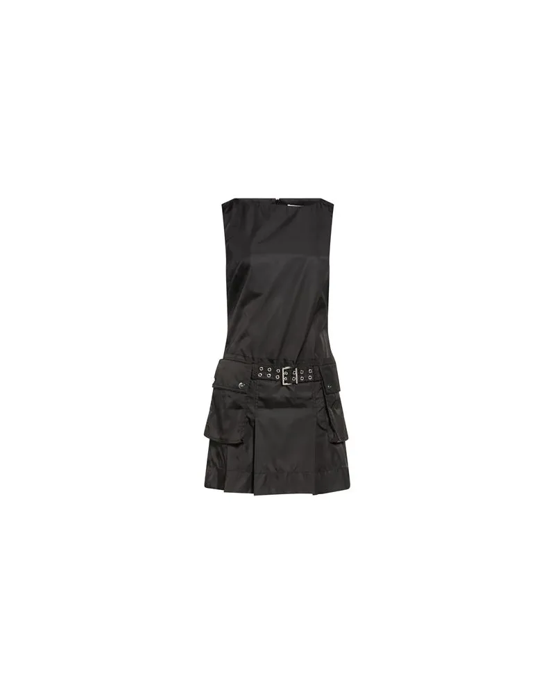 Ganni KLEIDER - Mini-Kleiderauf YOOX.COM Schwarz