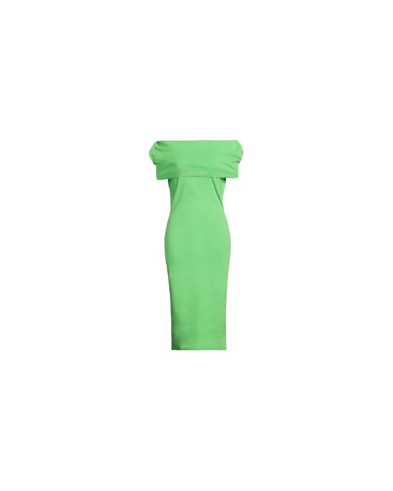 Mangano KLEIDER - Midi-Kleiderauf YOOX.COM Säuregrün