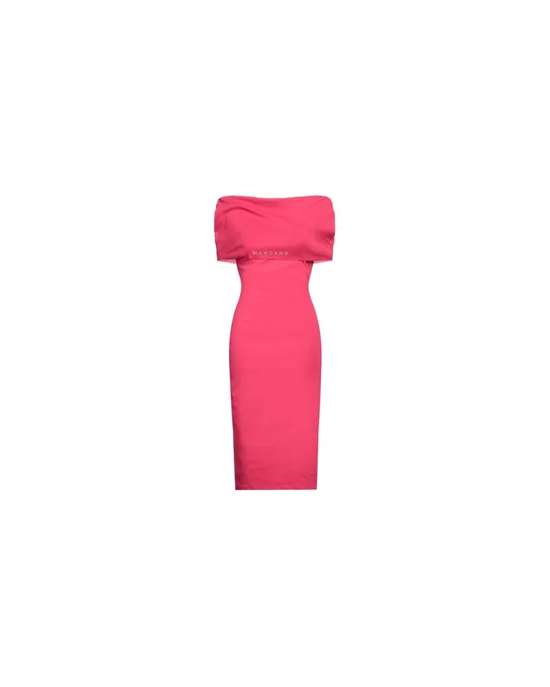 Mangano KLEIDER - Midi-Kleiderauf YOOX.COM Fuchsia
