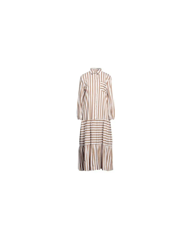 Semicouture KLEIDER - Maxi-Kleiderauf YOOX.COM Weiß