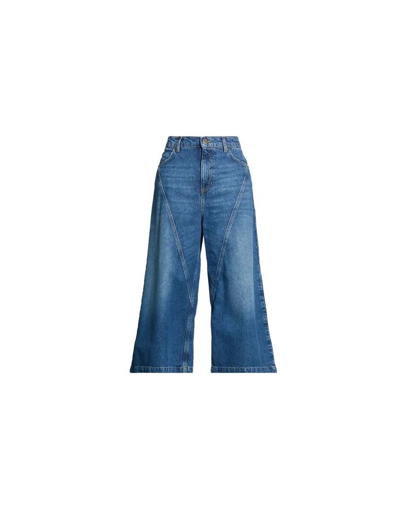 Twin-Set HOSEN & RÖCKE - Jeanshosenauf YOOX.COM Blau