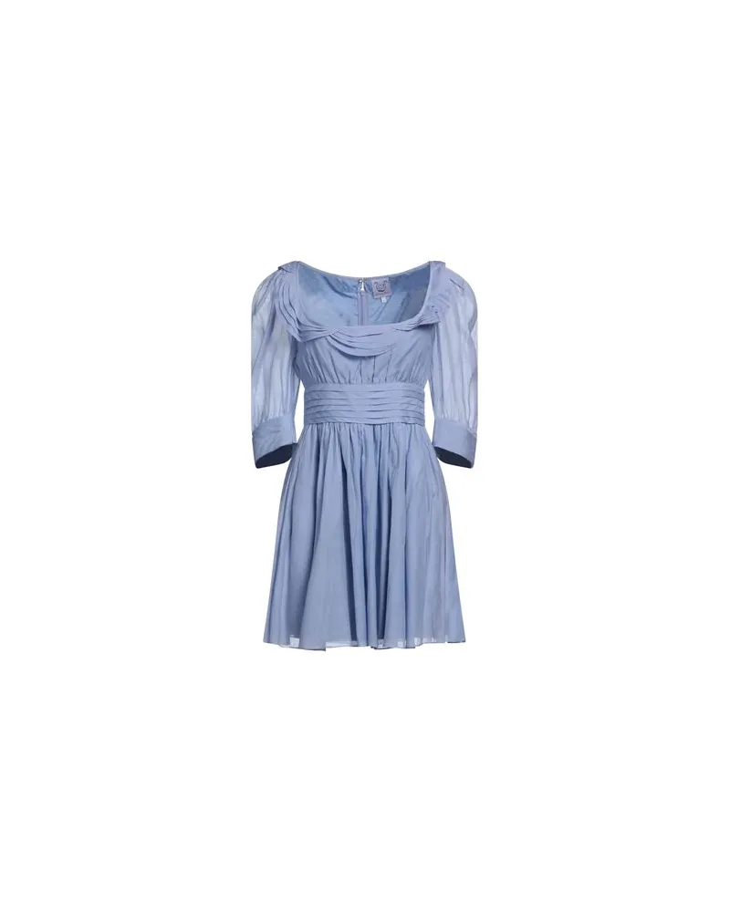 Thierry Colson KLEIDER - Mini-Kleiderauf YOOX.COM Hellblau