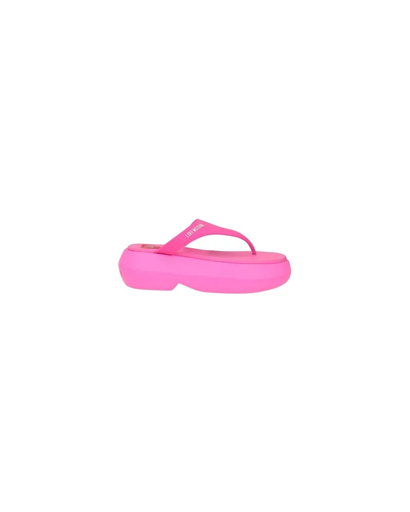 Moschino SCHUHE - Zehentrennerauf YOOX.COM Fuchsia