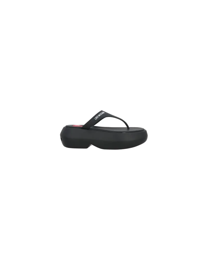 Moschino SCHUHE - Zehentrennerauf YOOX.COM Schwarz