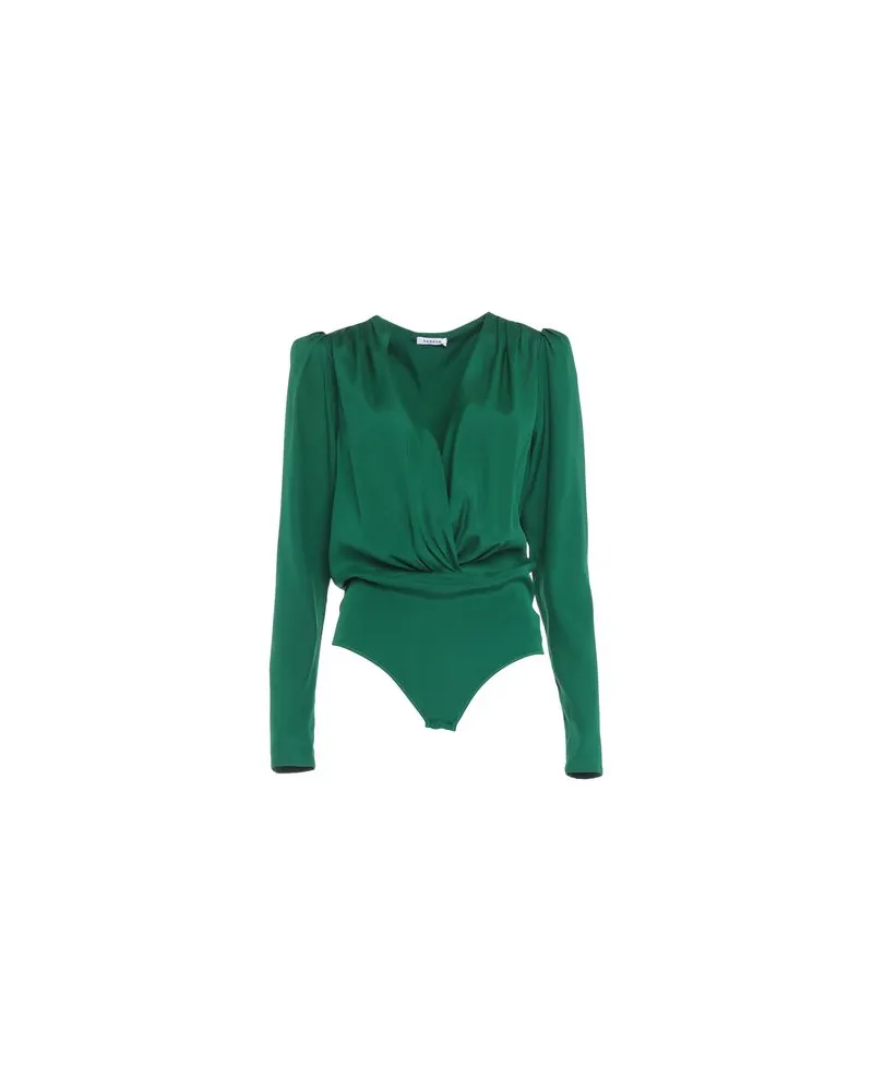 P.A.R.O.S.H. P.A.R.O H. - TOPS - Bodysuitsauf YOOX.COM Smaragdgrün