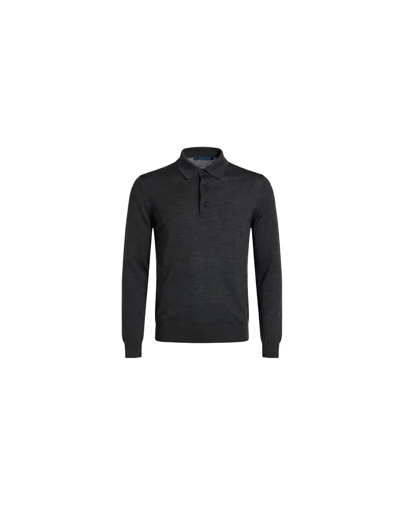 Kiton DIAMANTE BLUE - TOPS - Poloshirtsauf YOOX.COM Braungrau