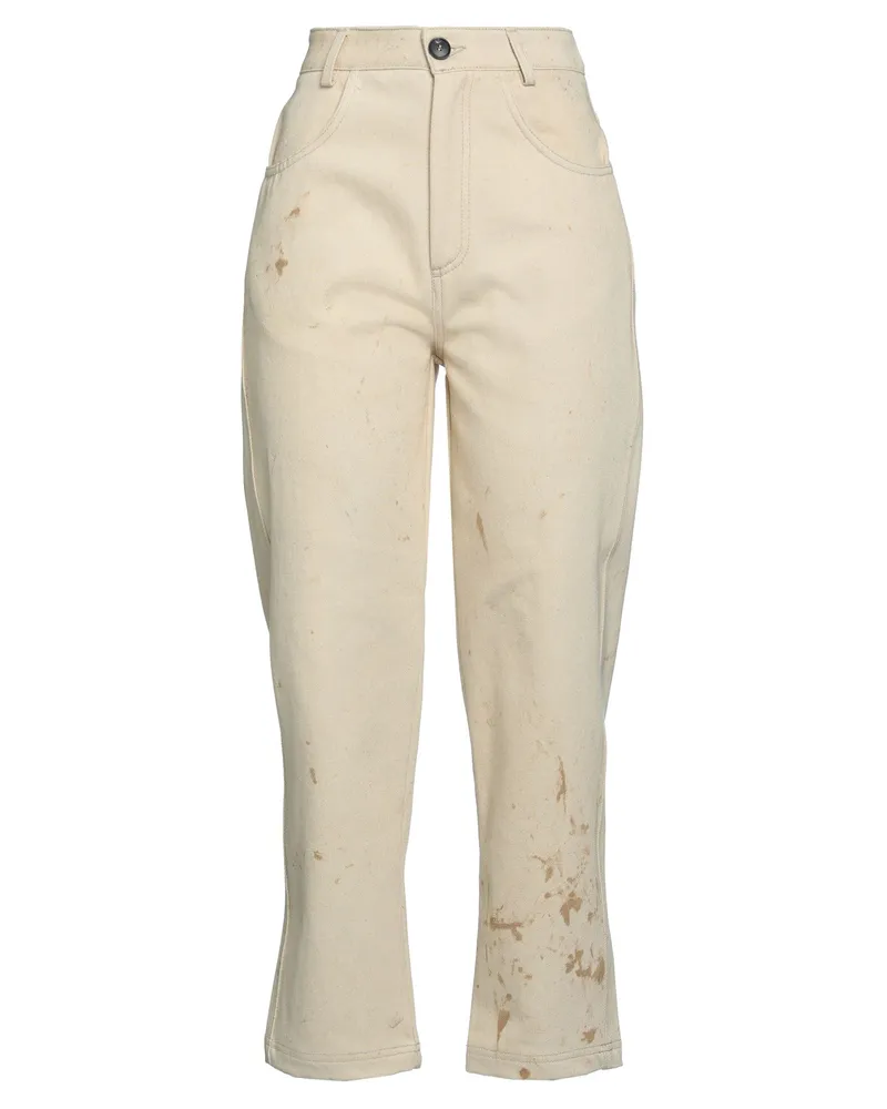 TELA Jeanshose Beige