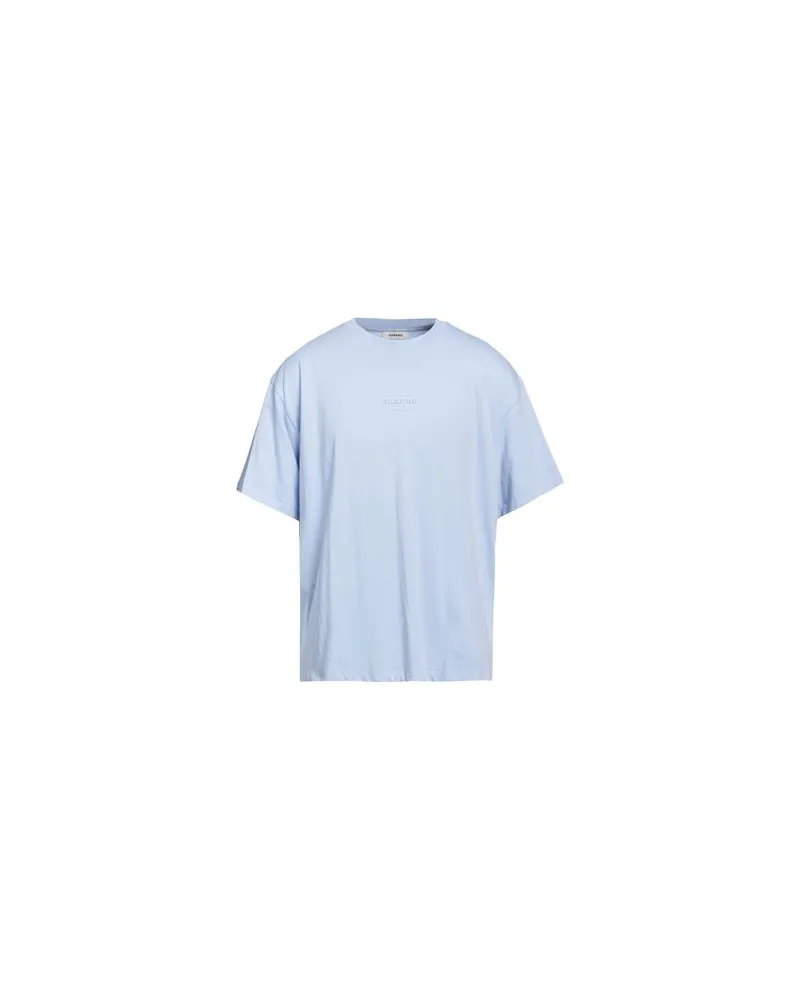 Sandro TOPS - T-shirtsauf YOOX.COM Hellblau