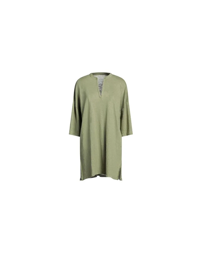 Majestic KLEIDER - Mini-Kleiderauf YOOX.COM Militärgrün