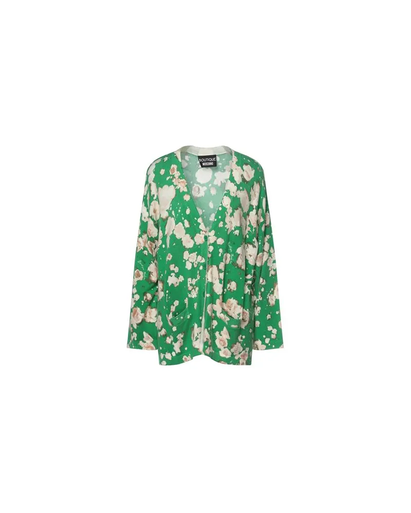 Moschino STRICKWAREN - Strickjackenauf YOOX.COM Grün