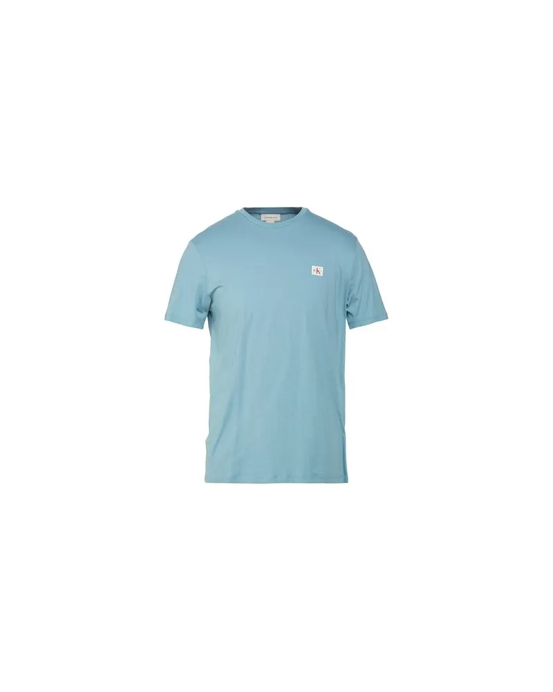 Calvin Klein TOPS - T-shirtsauf YOOX.COM Himmelblau