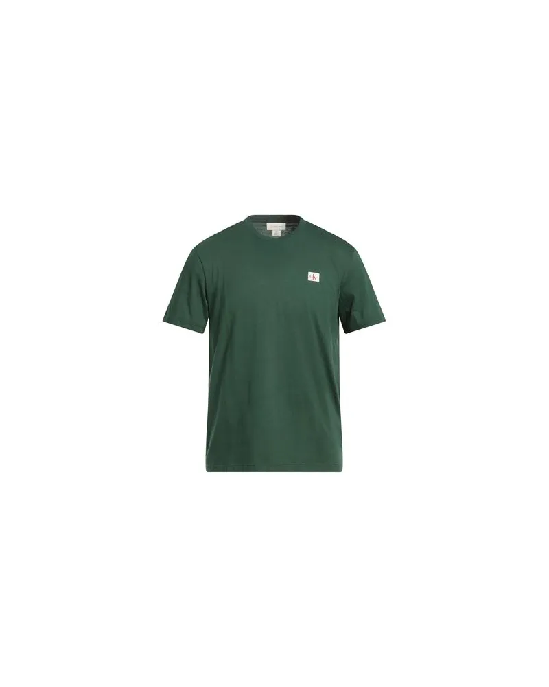 Calvin Klein TOPS - T-shirtsauf YOOX.COM Dunkelgrün