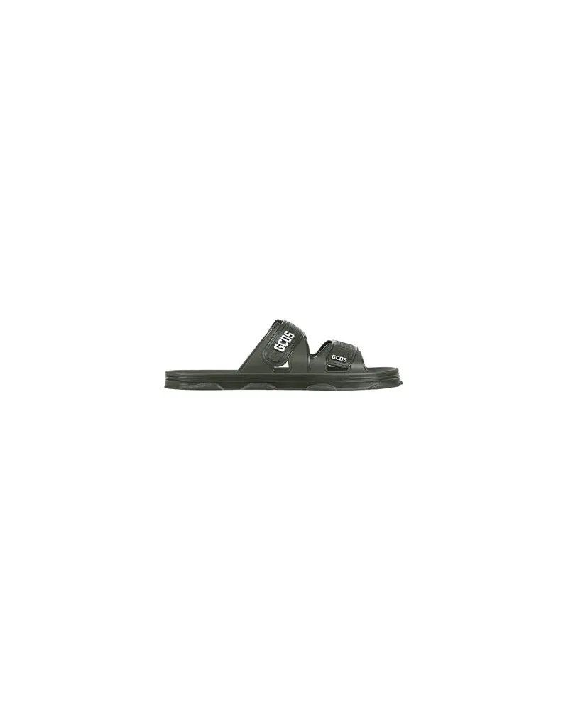 GCDS SCHUHE - Sandalenauf YOOX.COM Militärgrün