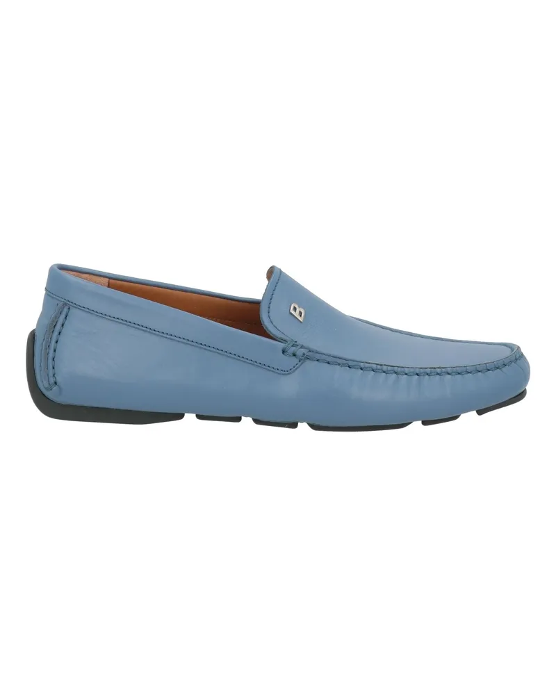 Bally Mokassin Taubenblau