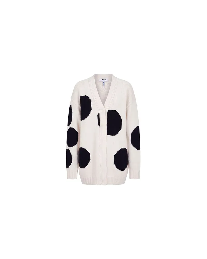 MSGM STRICKWAREN - Strickjackenauf YOOX.COM Elfenbein