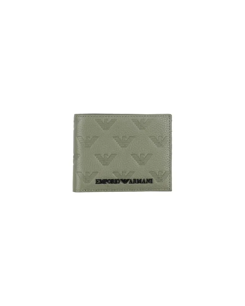 Emporio Armani Kleinlederwaren - Brieftaschenauf YOOX.COM Militärgrün