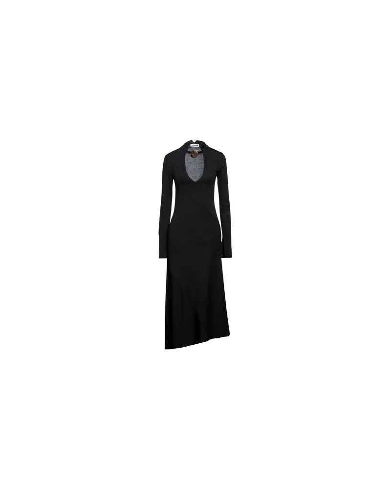 Jil Sander KLEIDER - Midi-Kleiderauf YOOX.COM Schwarz