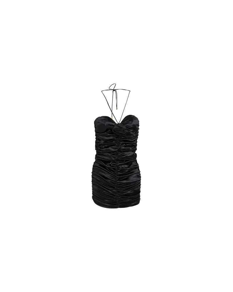Elisabetta Franchi KLEIDER - Mini-Kleiderauf YOOX.COM Schwarz