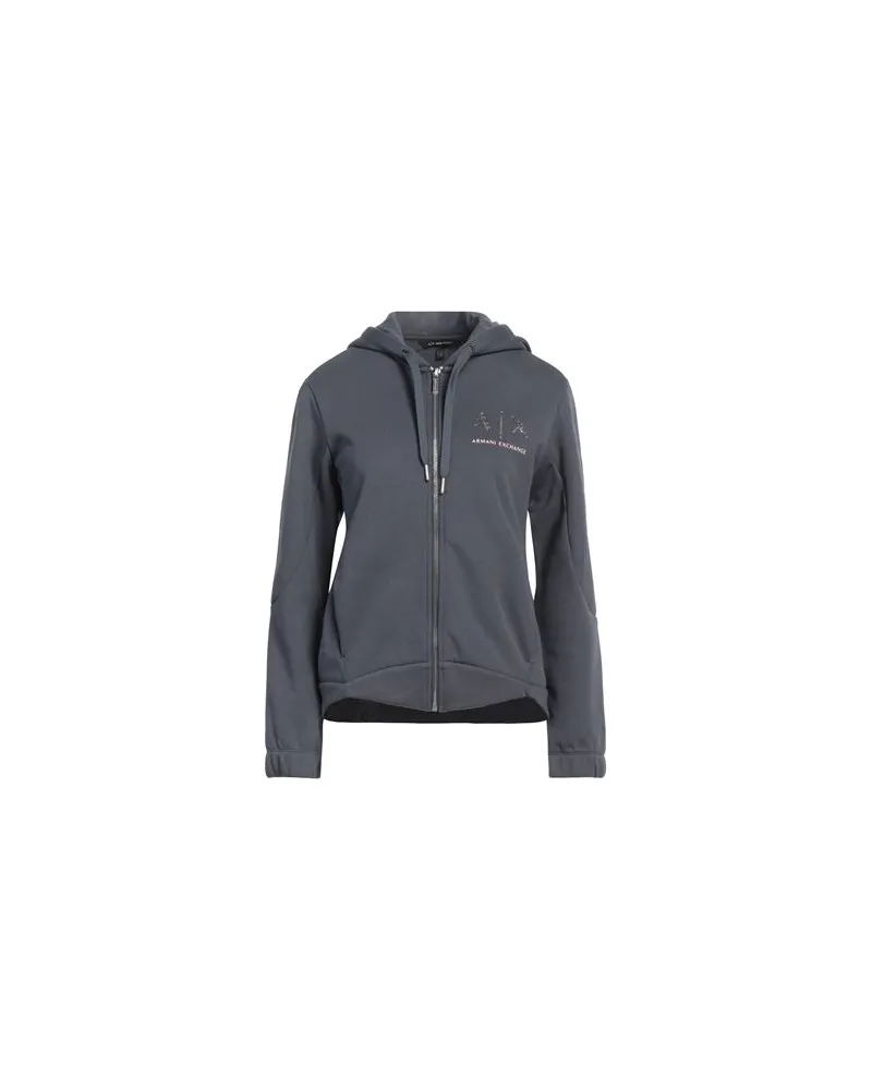 Armani Exchange TOPS - Sweatshirtsauf YOOX.COM Blei