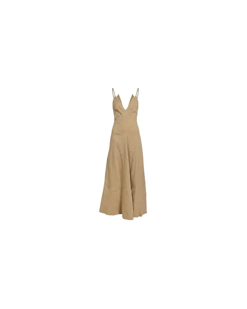 Proenza Schouler KLEIDER - Maxi-Kleiderauf YOOX.COM Kamel