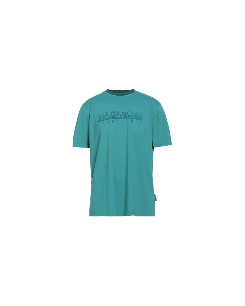 Napapijri TOPS - T-shirtsauf YOOX.COM Tūrkis