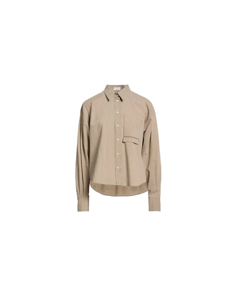 Brunello Cucinelli TOPS - Hemdenauf YOOX.COM Khaki