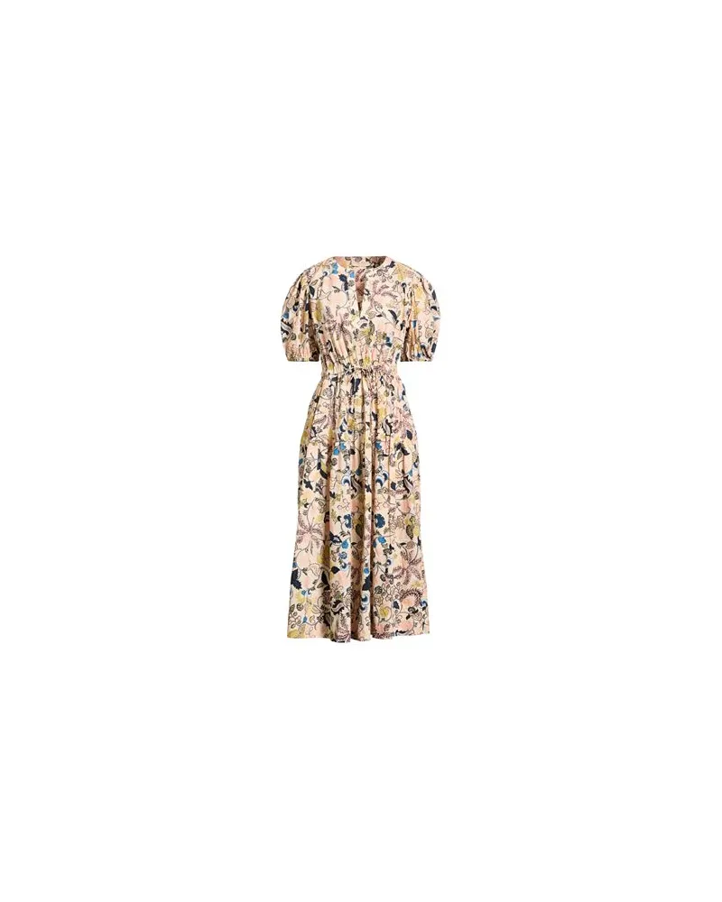 Ulla Johnson KLEIDER - Midi-Kleiderauf YOOX.COM Cremeweiß