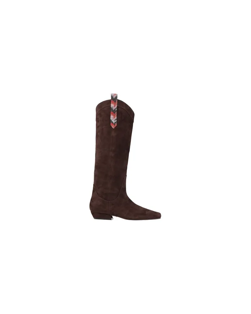 Missoni SCHUHE - Stiefelauf YOOX.COM Schokobraun
