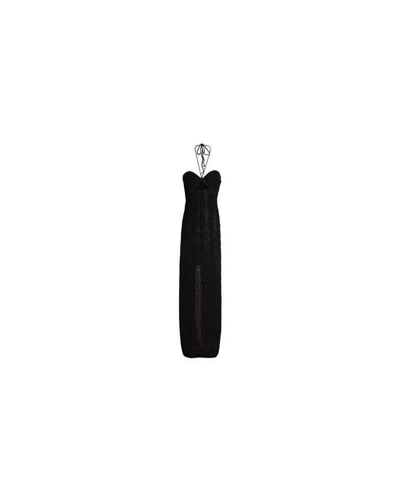 THE MANNEI KLEIDER - Maxi-Kleiderauf YOOX.COM Schwarz