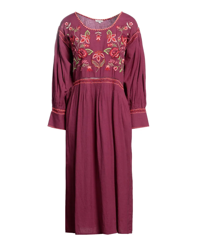 Manoush Midi-Kleid Malve