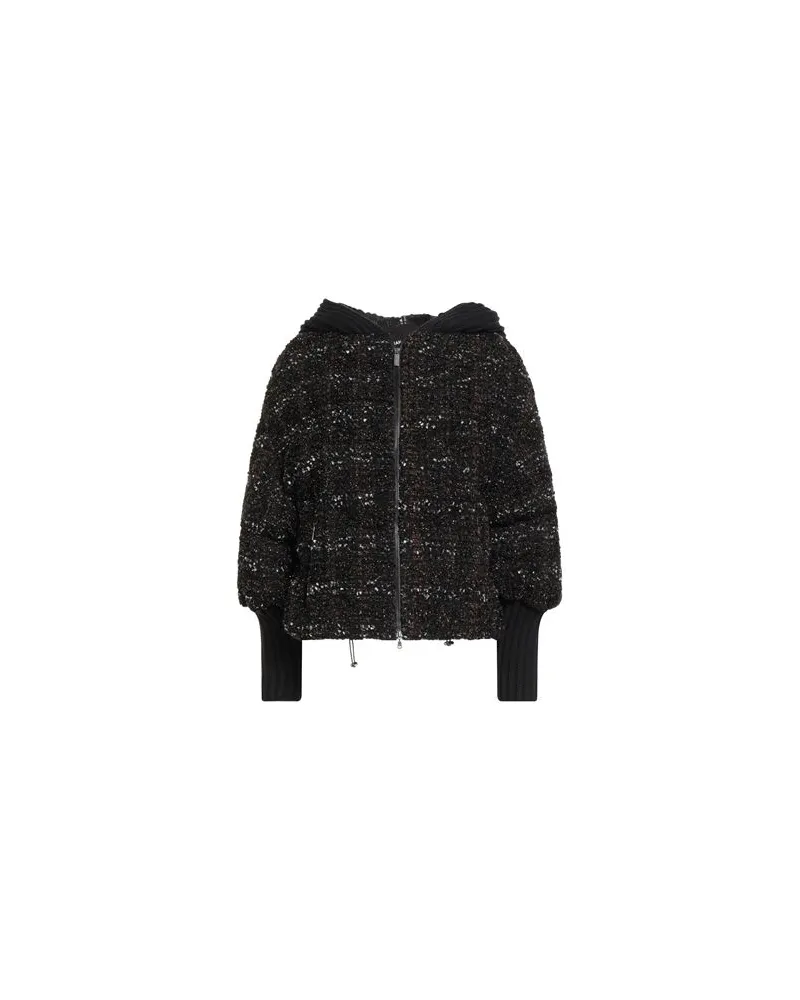 Fabiana Filippi JACKEN & MÄNTEL - Pufferjacken & Daunenjackenauf YOOX.COM Schwarz