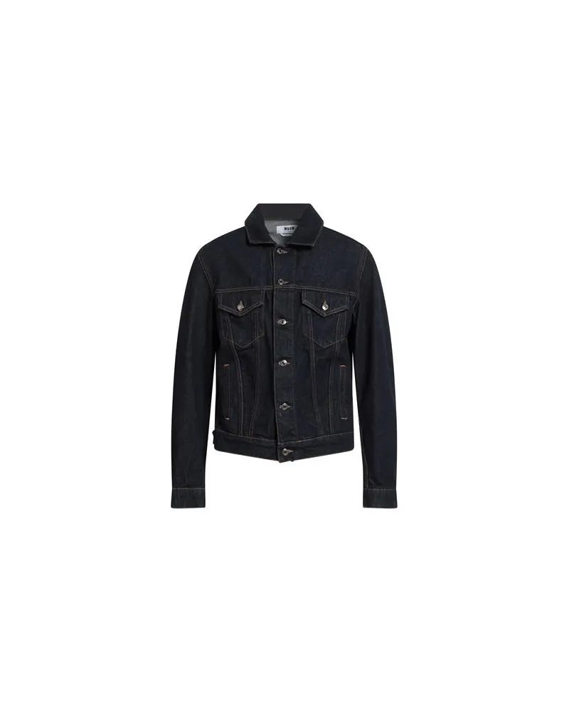 MSGM JACKEN & MÄNTEL - Jeansjacken/Mäntelauf YOOX.COM Blau