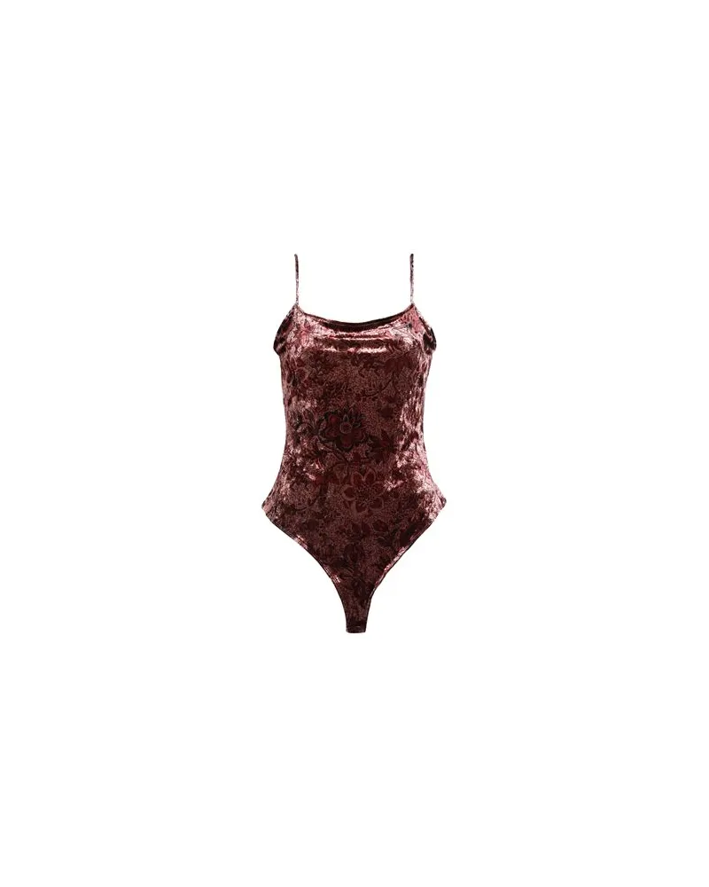 Guess TOPS - Bodysuitsauf YOOX.COM Ziegelrot