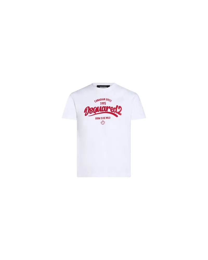 Dsquared2 TOPS - T-shirtsauf YOOX.COM Weiß
