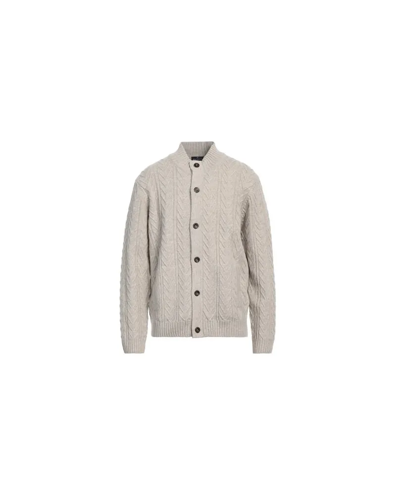 Hackett STRICKWAREN - Strickjackenauf YOOX.COM Beige