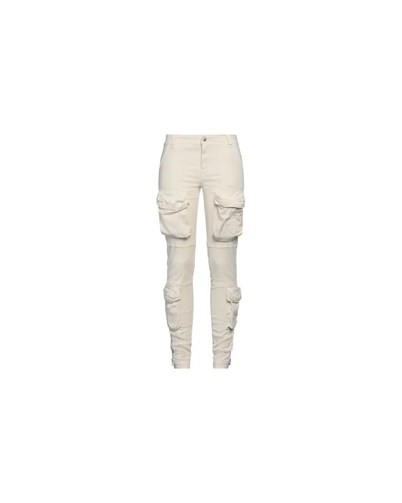 Diesel HOSEN & RÖCKE - Hosenauf YOOX.COM Cremeweiß