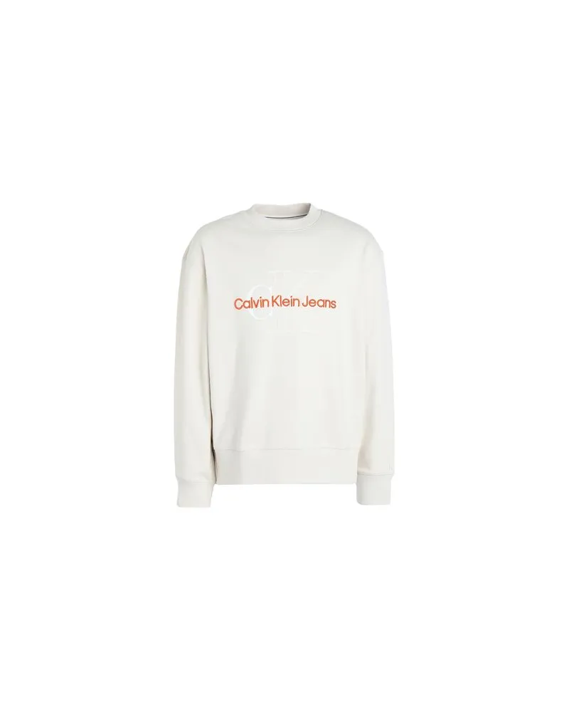 Calvin Klein TOPS - Sweatshirtsauf YOOX.COM Beige