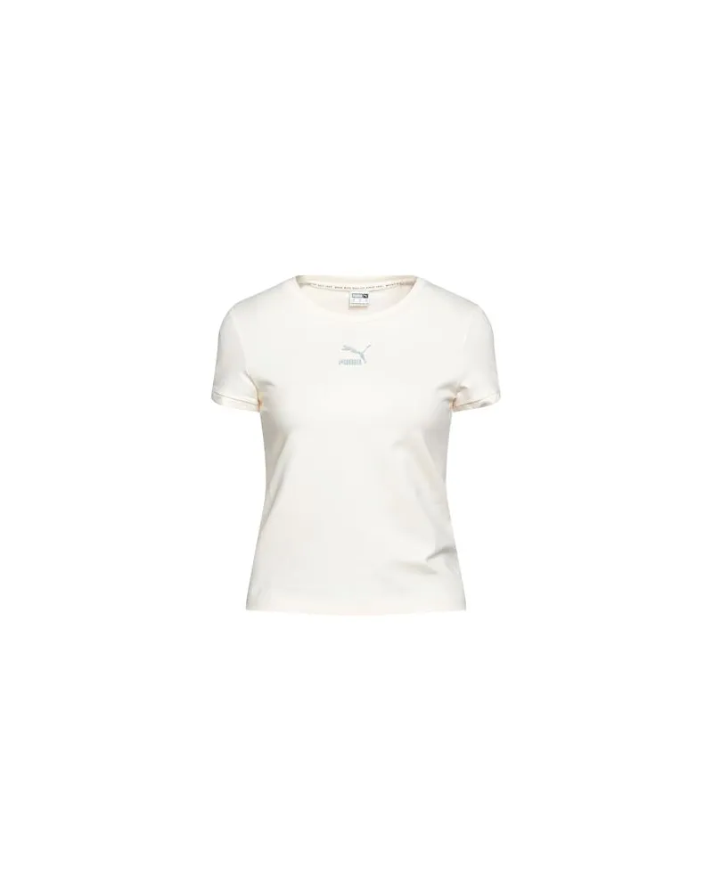 Puma TOPS - T-shirtsauf YOOX.COM Elfenbein