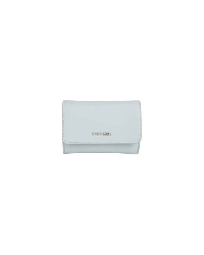 Calvin Klein Kleinlederwaren - Brieftaschenauf YOOX.COM Himmelblau