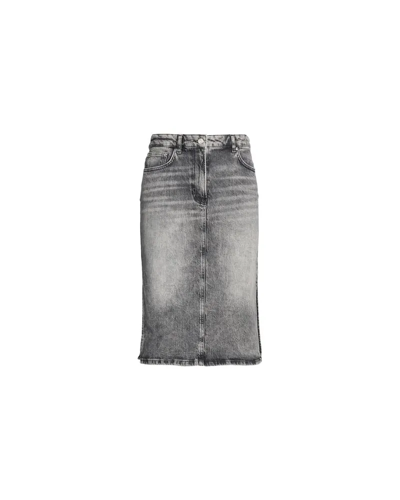 Moschino HOSEN & RÖCKE - Jeansröckeauf YOOX.COM Grau