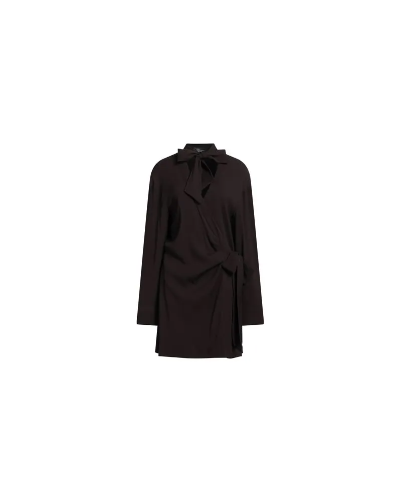 Blumarine KLEIDER - Mini-Kleiderauf YOOX.COM Dunkelbraun