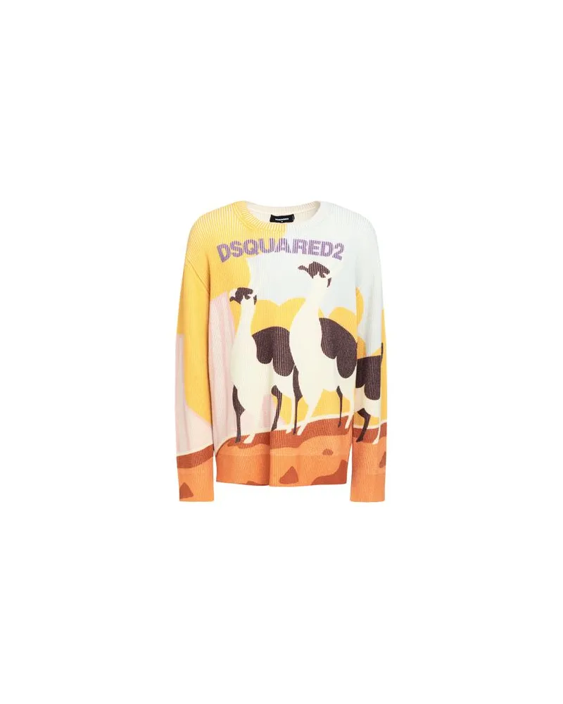 Dsquared2 STRICKWAREN - Pulloverauf YOOX.COM Elfenbein