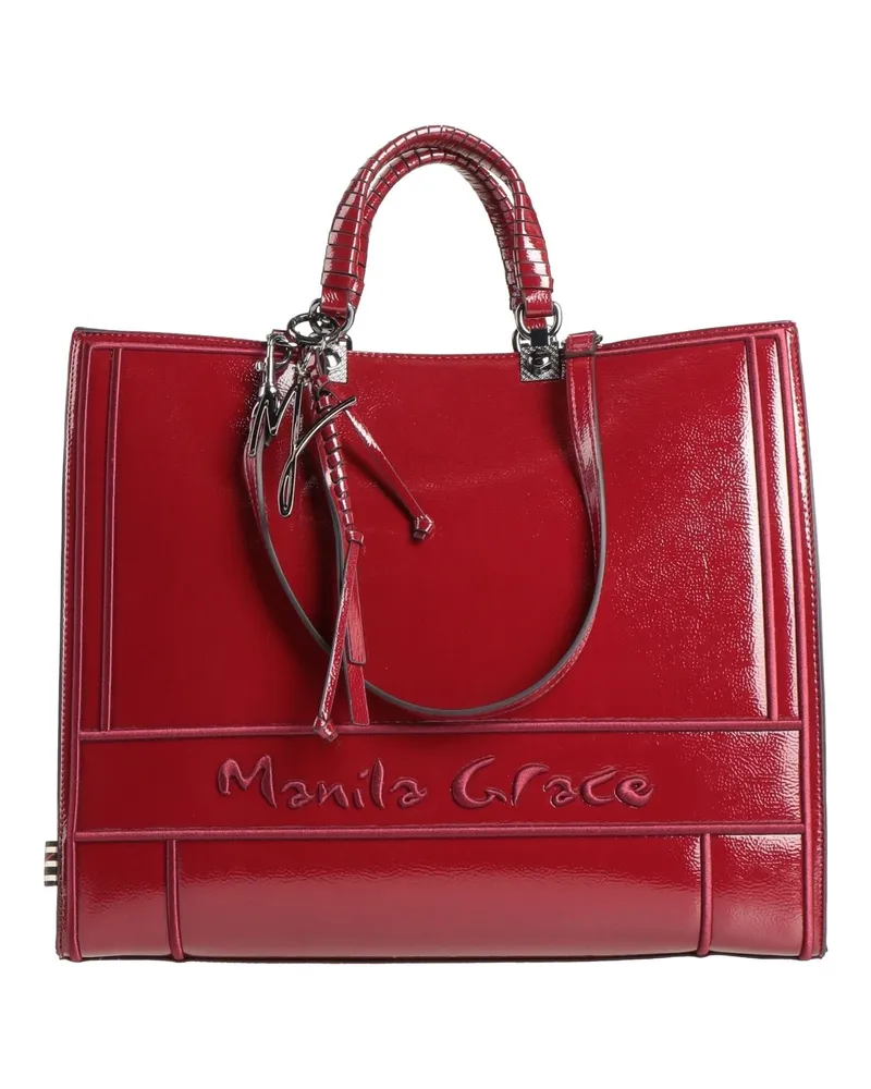 Manila Grace Handtaschen Bordeaux