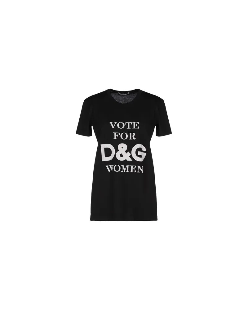 Dolce & Gabbana TOPS - T-shirtsauf YOOX.COM Schwarz