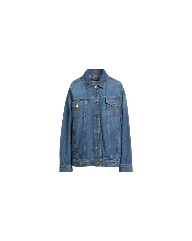 Versace JACKEN & MÄNTEL - Jeansjacken/Mäntelauf YOOX.COM Blau